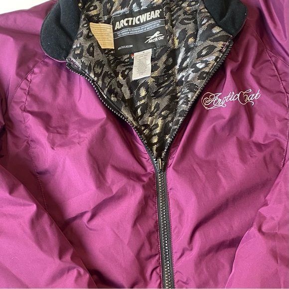 Winter Arctic Cat Women’s Purple Fashion Fit Jacket Zipout FlexTech Liner size M - Picture 5 of 9